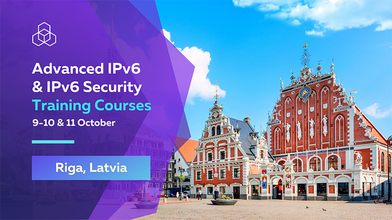 IPv6 Training Courses from 9.-11.10.2024.